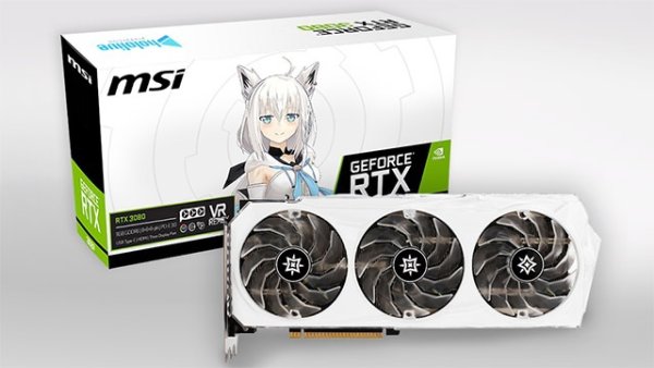 RTX 3080 коробка аниме