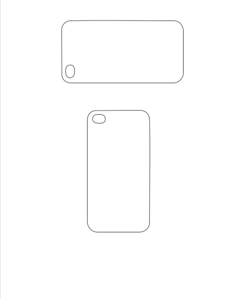 Макеты для чехлов iphone