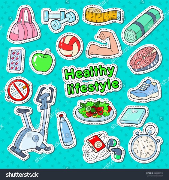 Стикер "ЗОЖ"