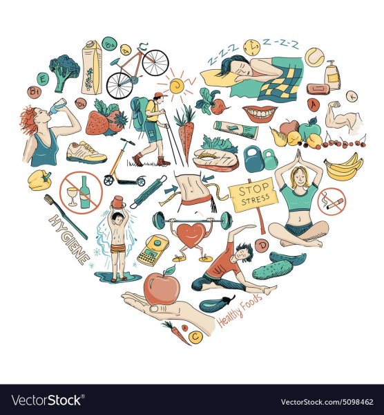 Стикеры на тему здоровый образ жизни