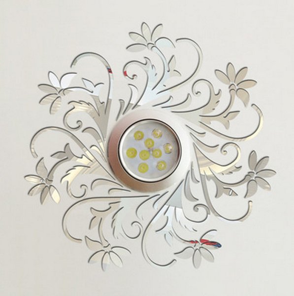 Зеркальные наклейки на потолок