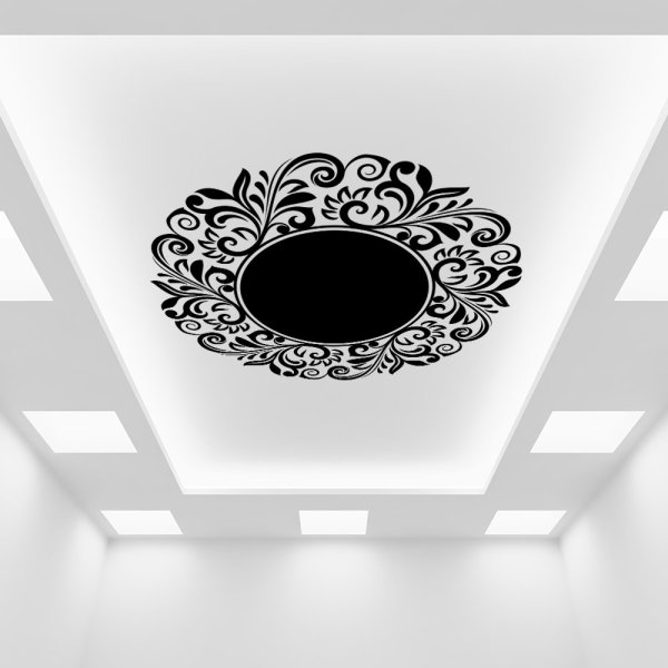 Натяжные потолки с орнаментом