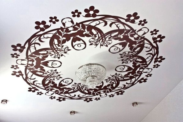 Фотопечать вокруг люстры