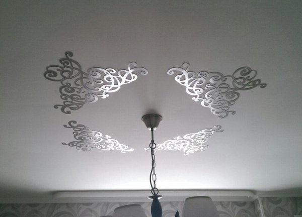 Трафареты для натяжного потолка