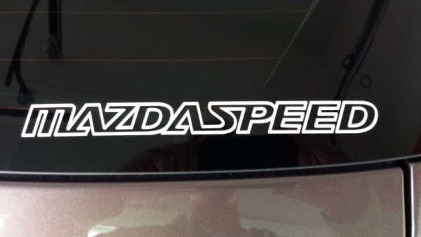 Mazdaspeed наклейка