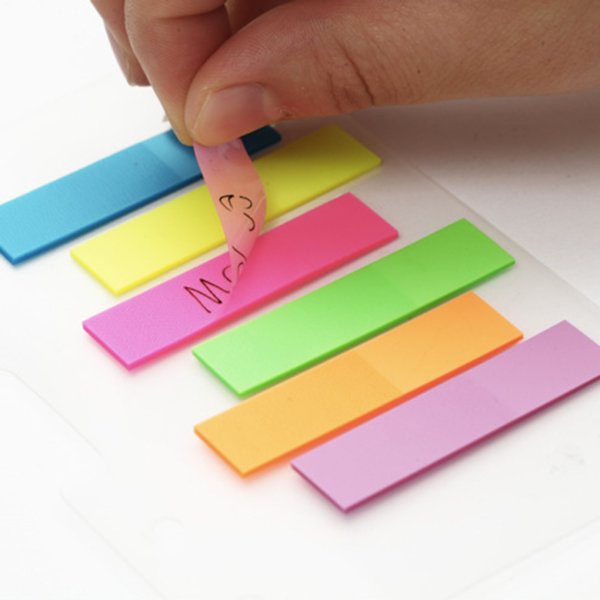 Клейкие закладки бумажные