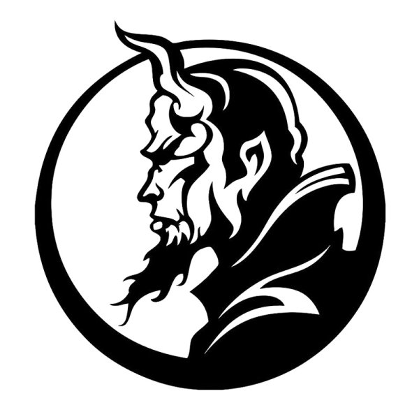 Дьявольские наклейки на авто