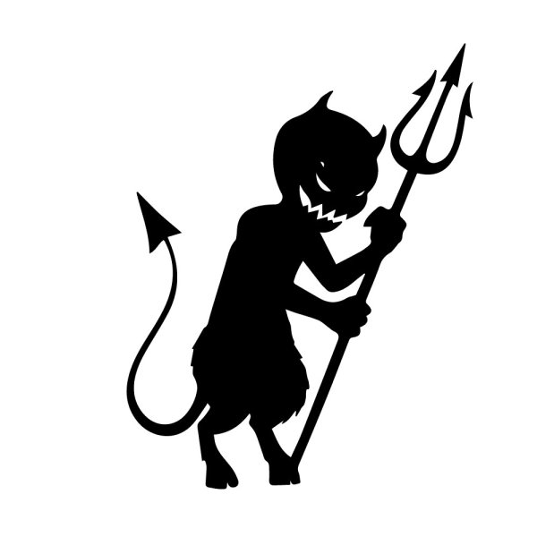 Силуэт демона