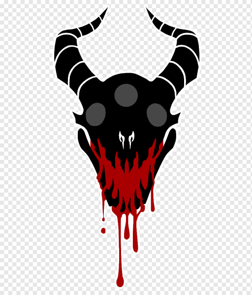 Логотип дьявола череп