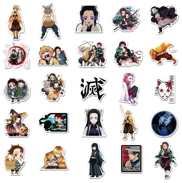 Стикеры аниме клинок рассекающий демонов