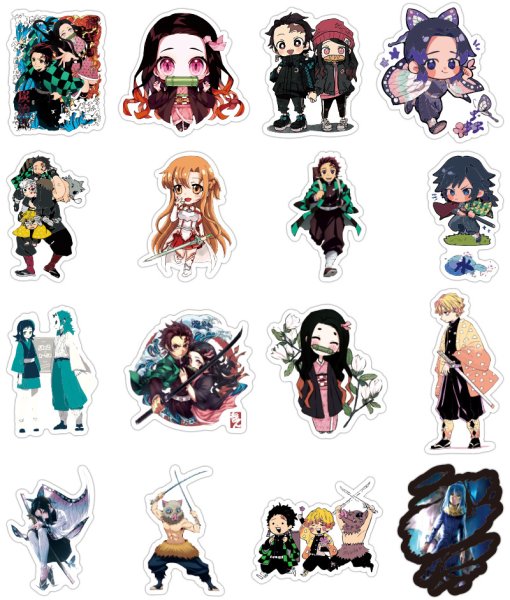 Demon Slayer наклейки