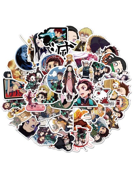 Наклейки клинок рассекающий демонов