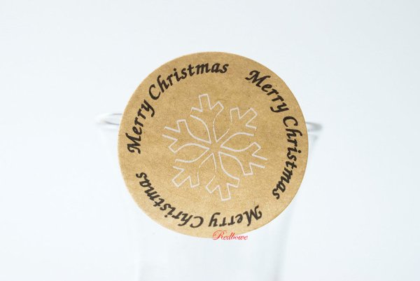 Крафтовые самоклеющиеся наклейки