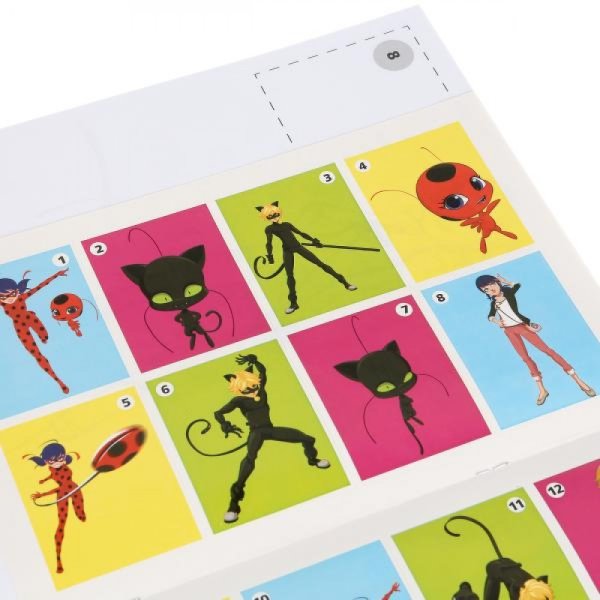 Открытки- раскраски с наклейками. Леди баг и супер- кот. Тайны Парижа