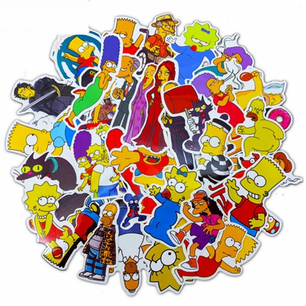 Стикеры симпсоны