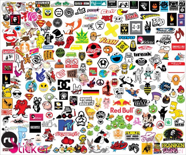 Маленькие наклейки