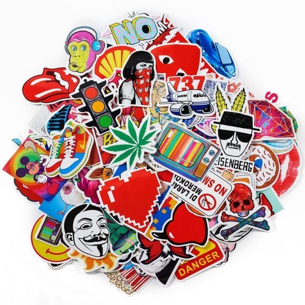 Наклейки надписи