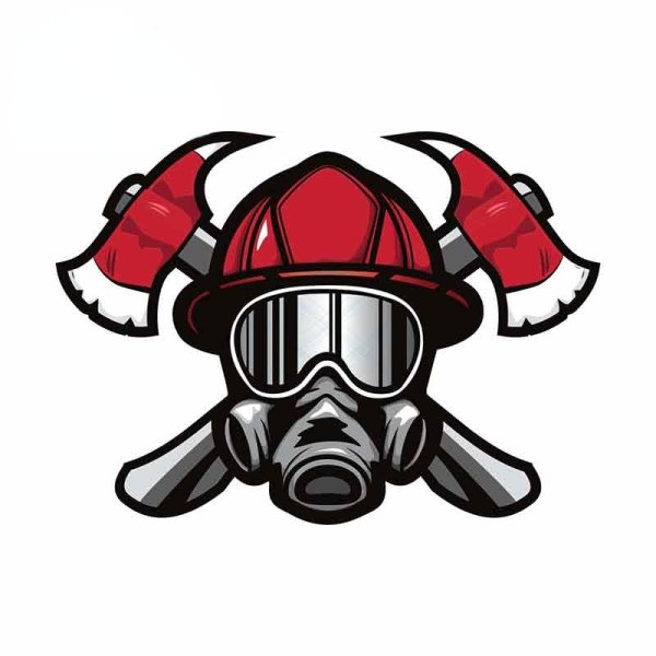 Наклейка пожарная машина