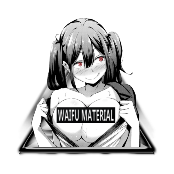 Waifu наклейки