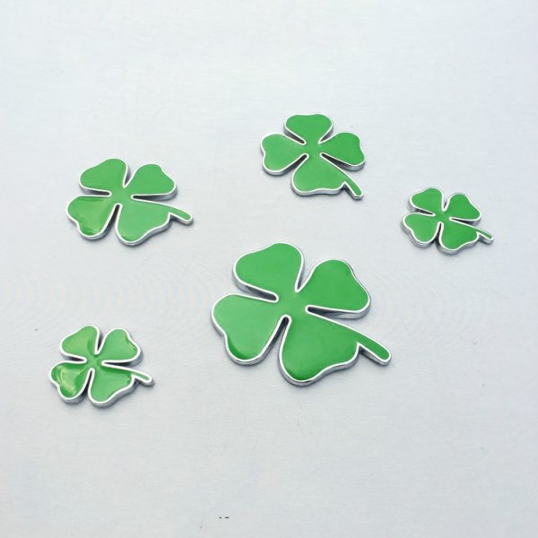 Логотип Клевер четырехлистный