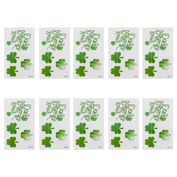 Наклейка (стикер) Клевер