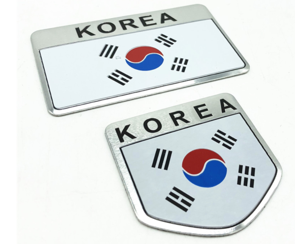 Наклейка на машину корейский флаг
