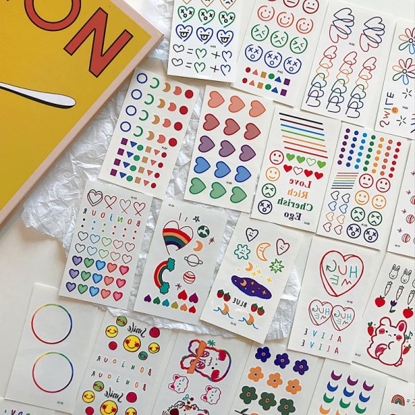 Наклейки в корейском стиле