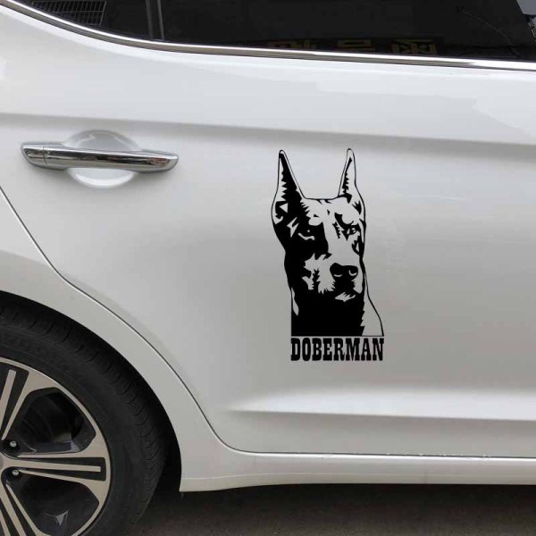 Мультяшная собака Доберман