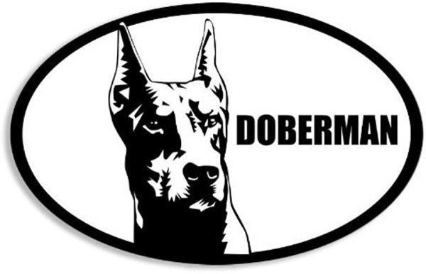 Sticker Доберман