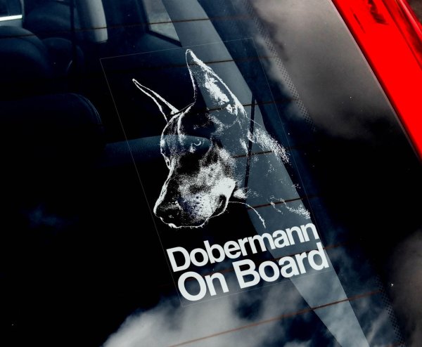Стикеры Доберман