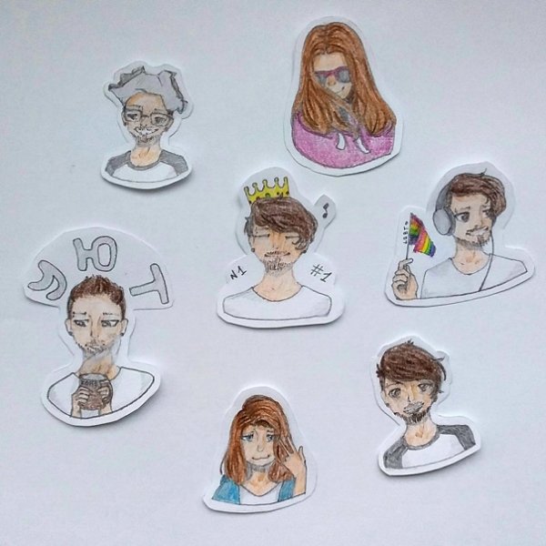 Наклейки Эдисон маленькие