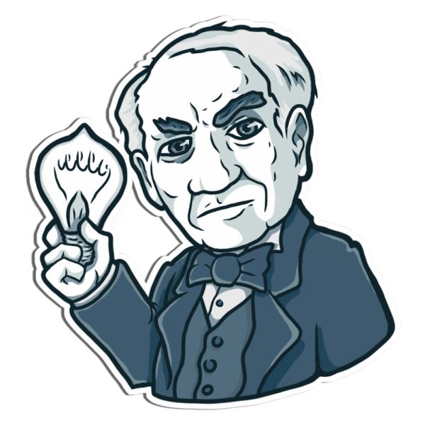 Томас Эдисон Стикеры