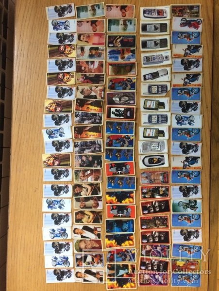 Наклейки из жвачек 90