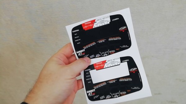 Наклейки на блок металлоискателя