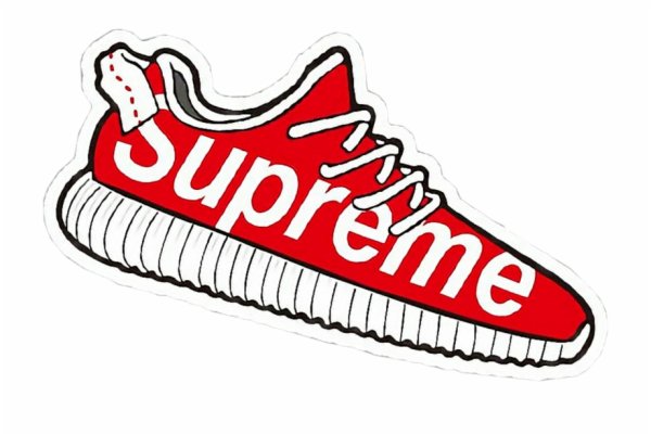 Крутые наклейки Суприм