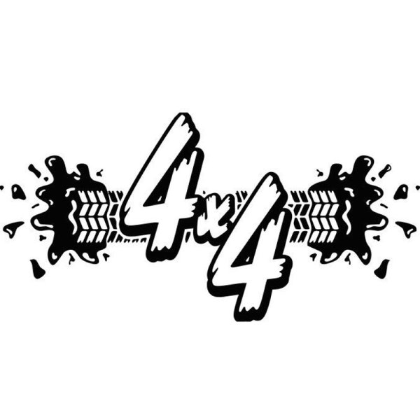 Наклейки на авто 4х4