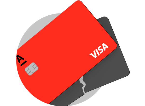 Красная кредитная карта