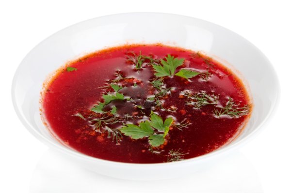 Надпись борщ