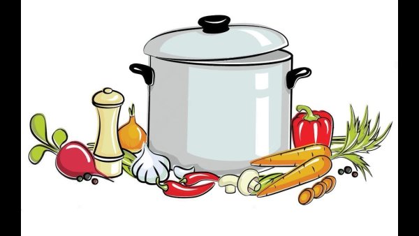 Надпись борщ