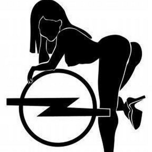 Прикольные наклейки на Опель