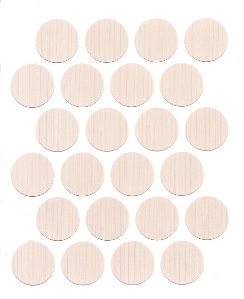 Заглушки самоклеящиеся на эксцентрик, Солнечный 074