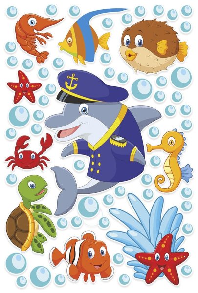 Наклейка рыбки