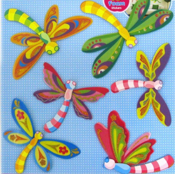 Наклейки "Стрекозы"