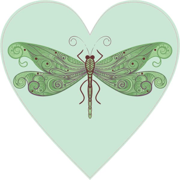 Стрекоза стикер