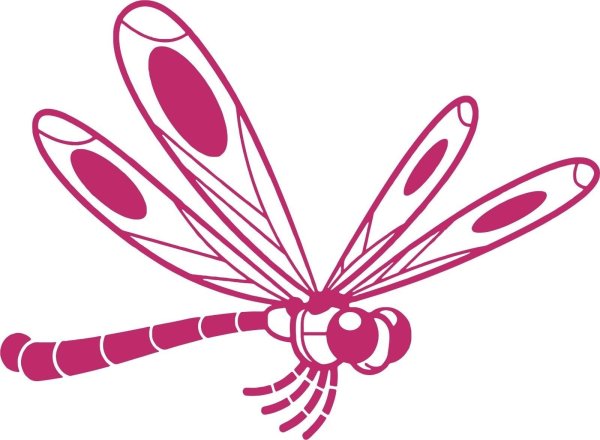 Трафареты для декора Стрекоза