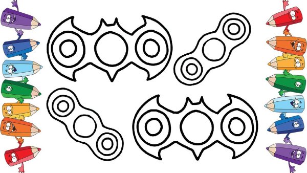 Спиннер разукрашивать