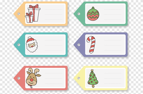 Ярлык для подписи подарка