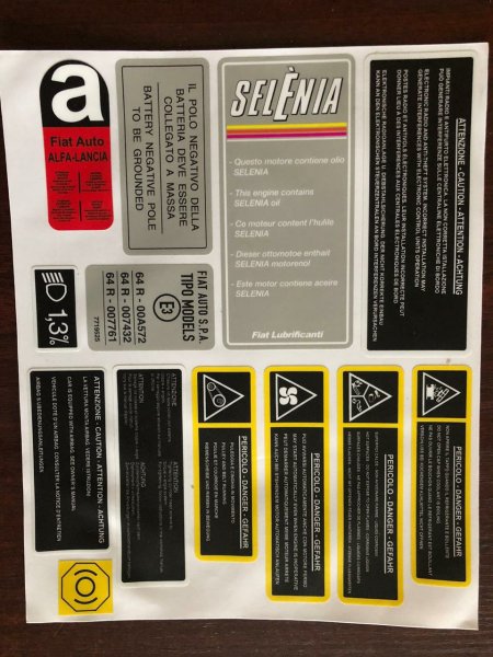 Наклейка карты