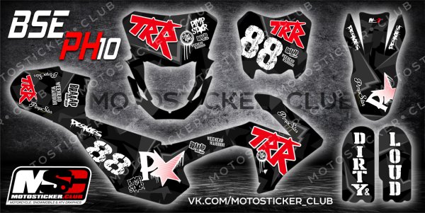 BSE j1 комплект наклеек