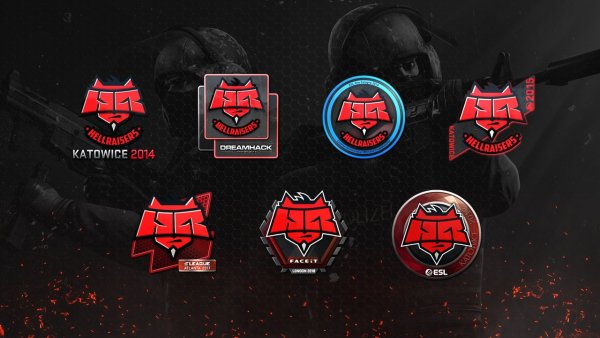 Наклейка Hellraisers кёльн 2014
